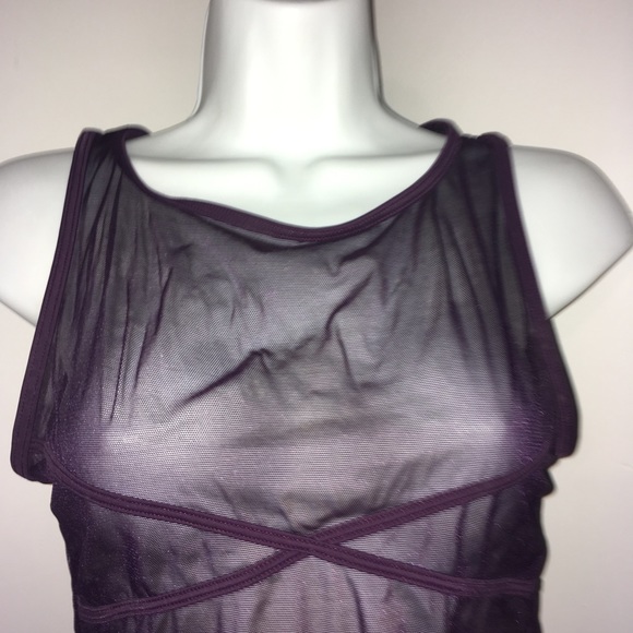 Ann Cole Collection Sheer Crop Top Size XS - Picture 2 of 6